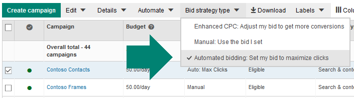 Bing: Klickmaximierung