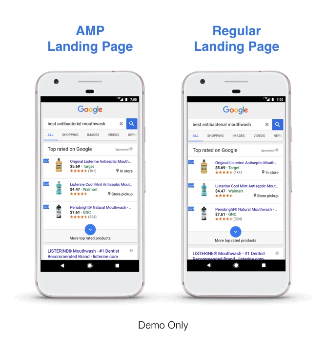 AdWords: AMP-Demo