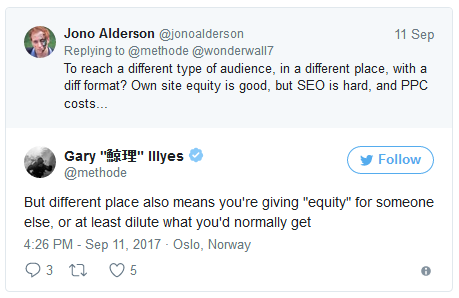 Google: Beim Veröffentlichen auf anderen Seiten profitieren vor allem die anderen