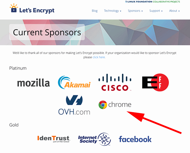 Bezahlter Link auf Google Chrome
