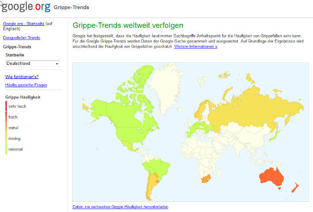 Google Grippe-Trends