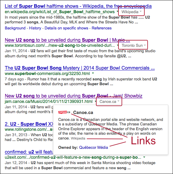 Google testet ein Popup für den Knowledge Graph