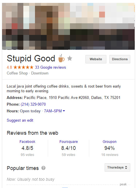 Google: Emoji im Knowledge Panel (Chrome)