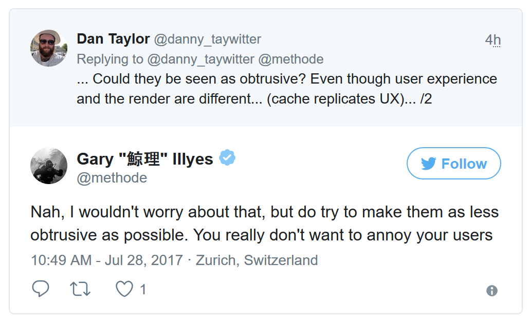 Google: Sticky Footer kein Problem