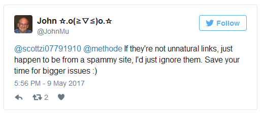Google: Unterschied zwischen Spamlinks und unnatürlichen Links
