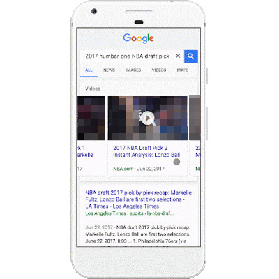 Google: Video-Preview in der mobilen Suche