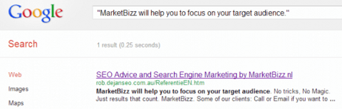 Hijacking von Google-Suchtreffern durch Duplicate Content