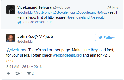 Johannes Müller zum Thema Page Speed