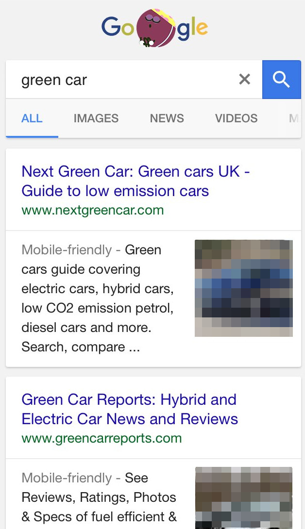 Google testet Thumbnails in der mobilen Suche