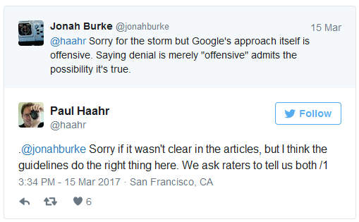 Paul Haar von Google zu unerwünschten Inhalten