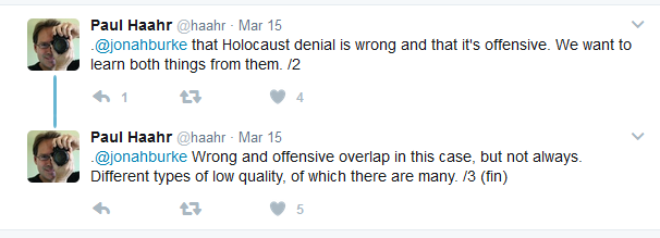 Paul Haar von Google zu unerwünschten Inhalten - Fortsetzung