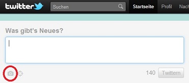 twitter Foto-Upload