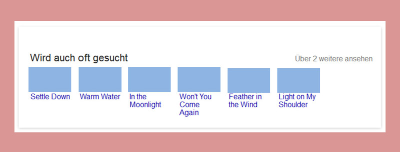 Wird auch oft gesucht