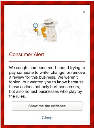 Yelp: Show me evidence!