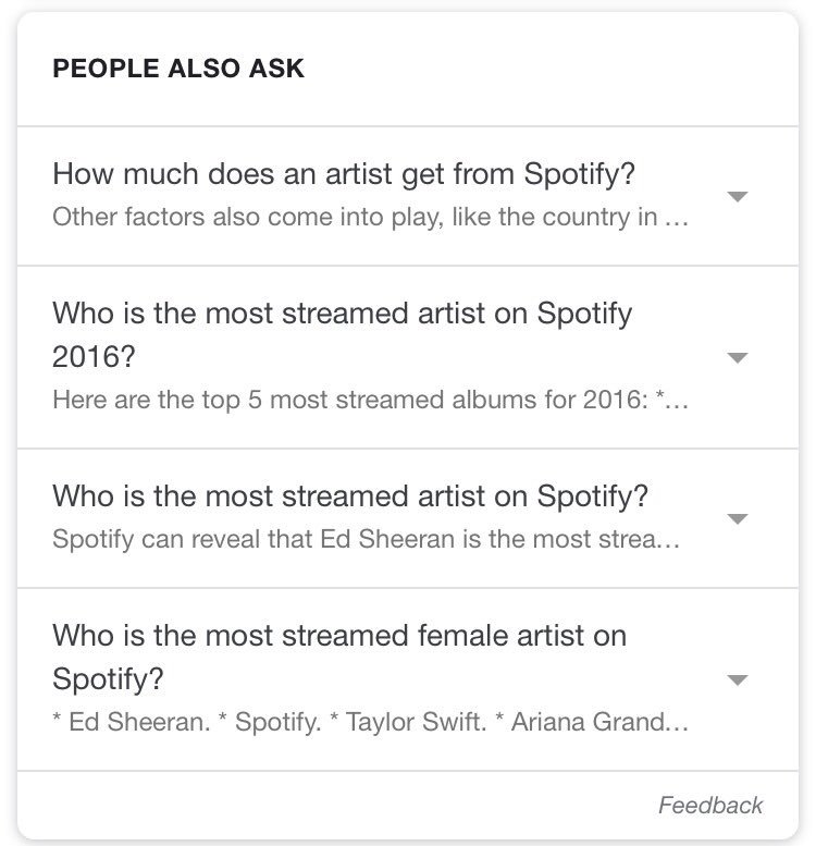 Google: 'Andere suchten auch nach' mit Antworten