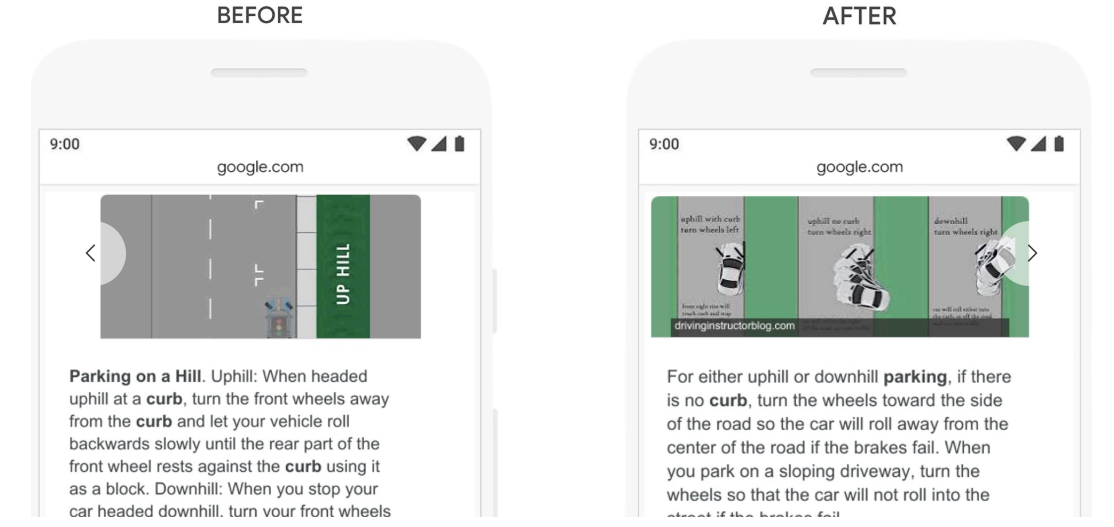 BERT: Beispiel für ein Featured Snippet