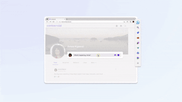 Bing: Image Creator in der Edge Sidebar