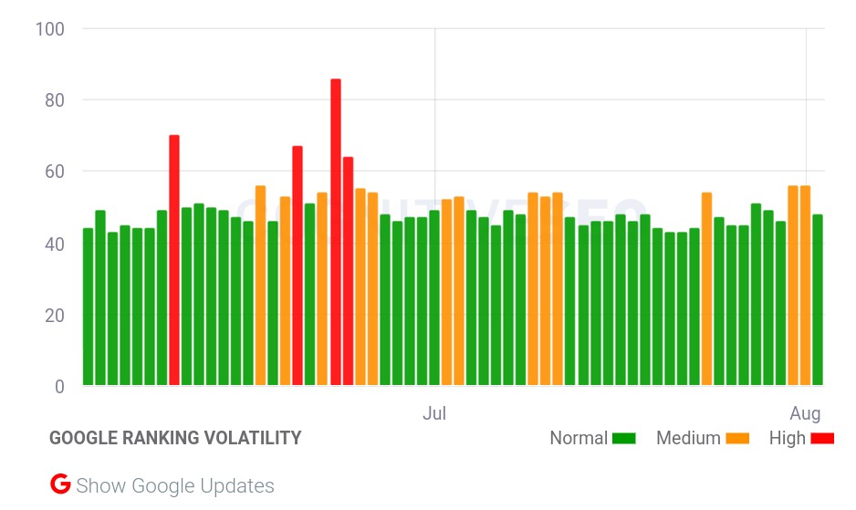 cognitiveSEO vom 2.8.20
