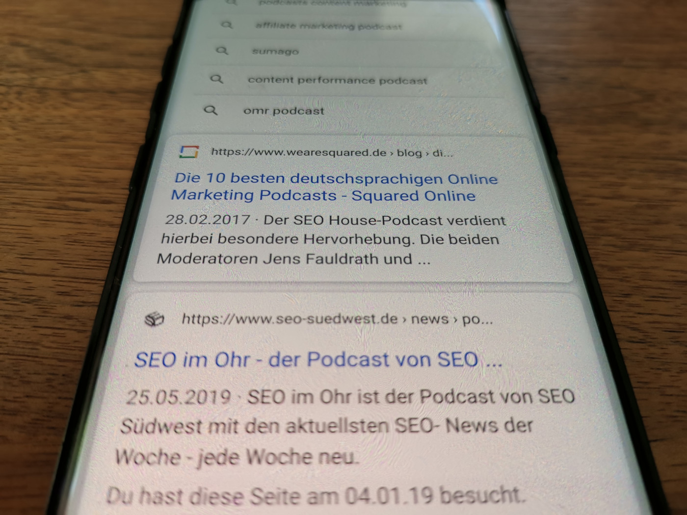 Favicons auf SERP