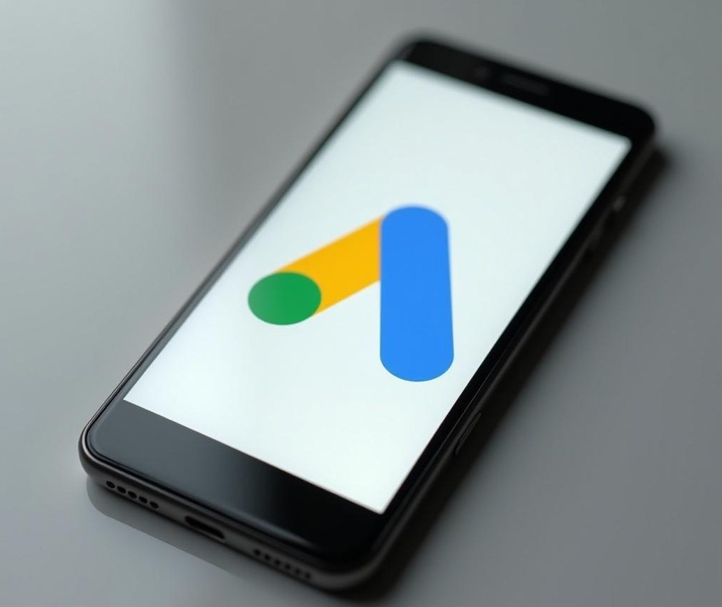 Google Ads Logo auf Smartphone
