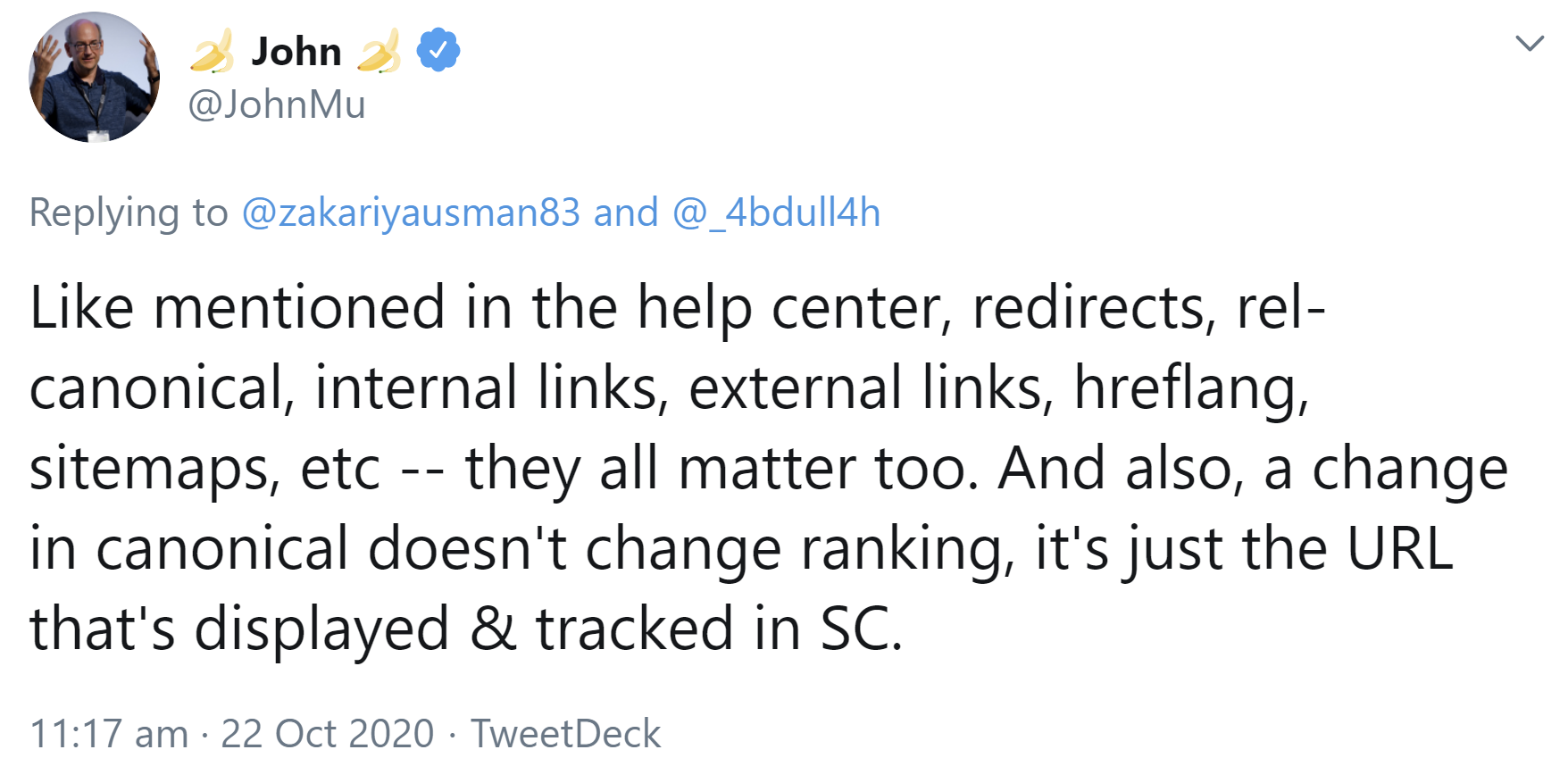 Google: Wechsel der Canonical URL hat keine Auswirkungen auf die Rankings