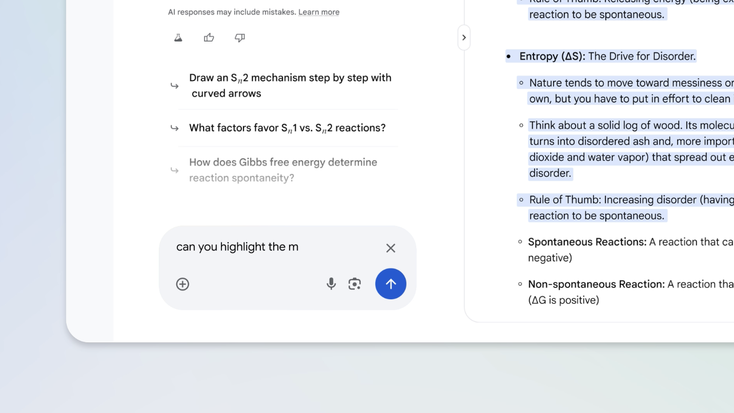 Google AI Mode Canvas Plan erstellen