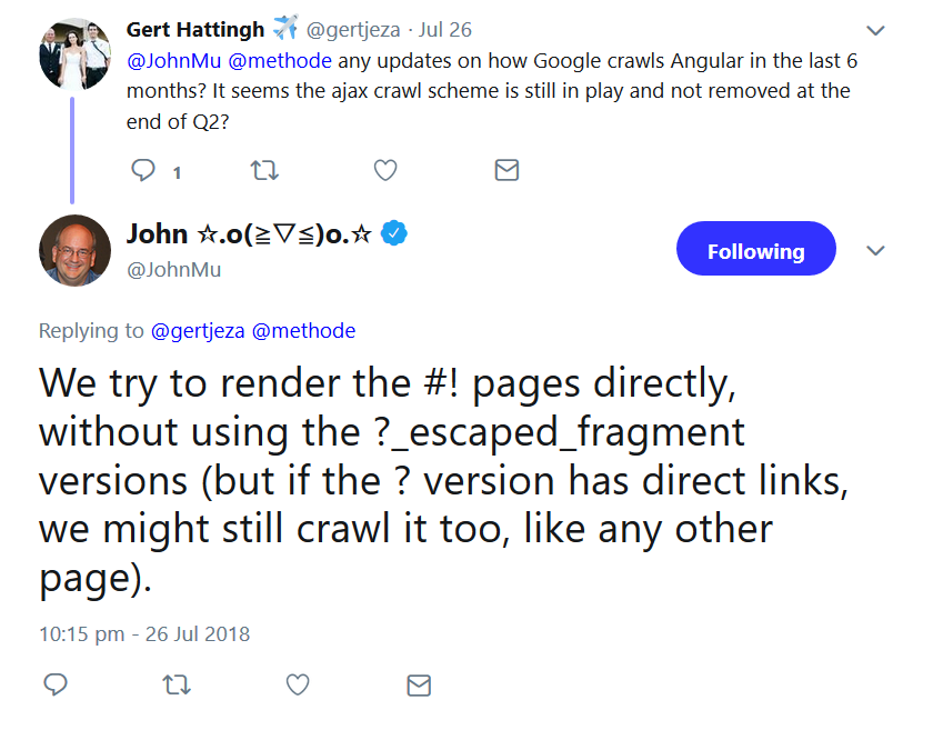Google: AJAX Crawling-Schema kann noch zur Anwendung kommen