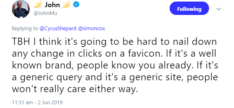 Google: Auswirkungen von Favicons auf Klicks sind schwer zu messen