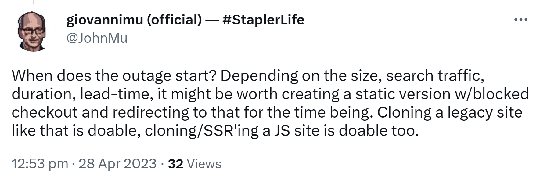 Google: Bei Arbeiten an einer Website kann sich das Aufsetzen eines Klons mit gesperrtem Checkout lohnen
