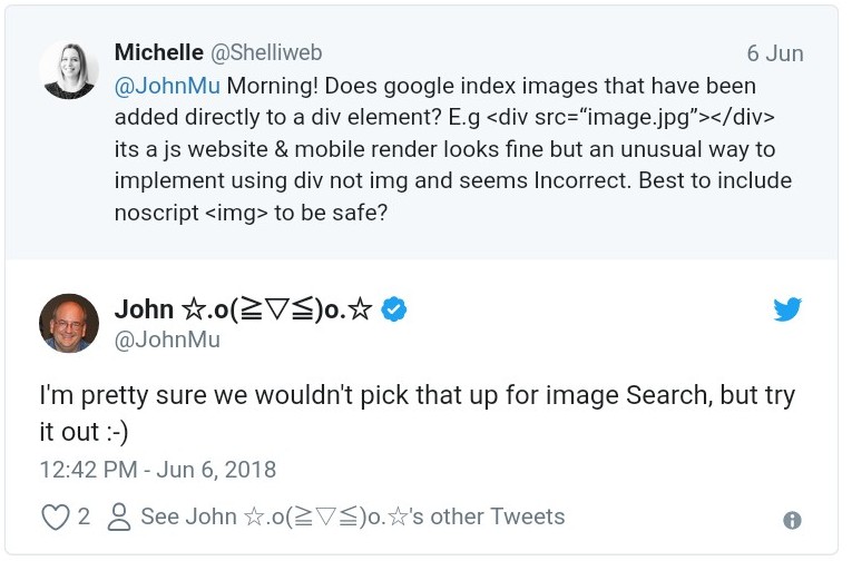Google: Bilder in Div-Tags werden nicht erkannt