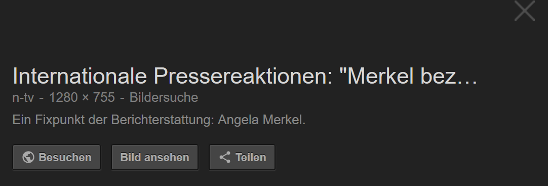 Google Bildersuche: 'Bild ansehen'