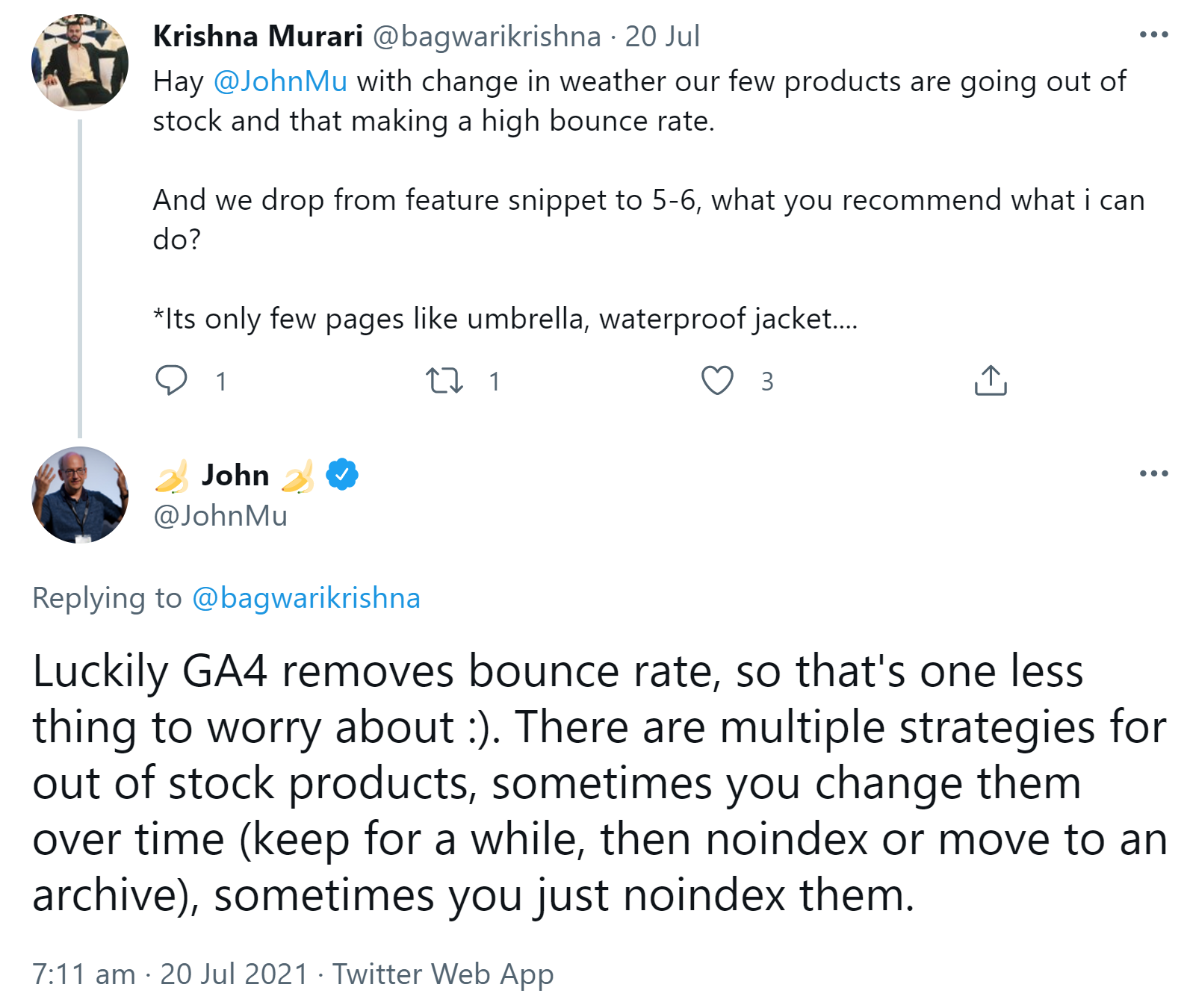 Google: Bounce Rate entfällt in Google Analytics 4