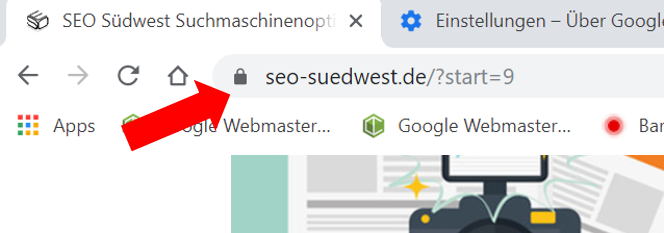 Google Chrome schneidet URLs ab