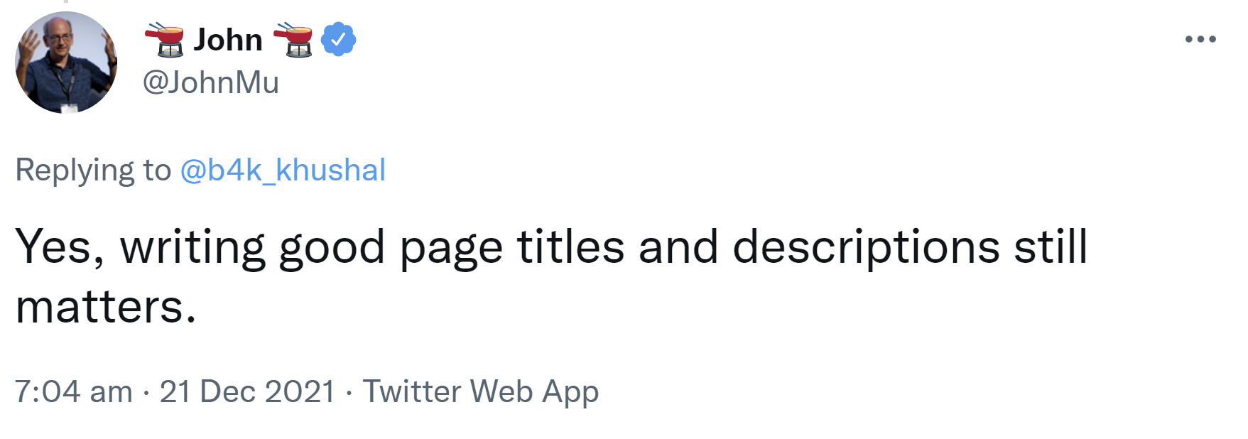 Google: Das Schreiben guter Seitentitel und guter Meta Descriptions ist weiterhin wichtig