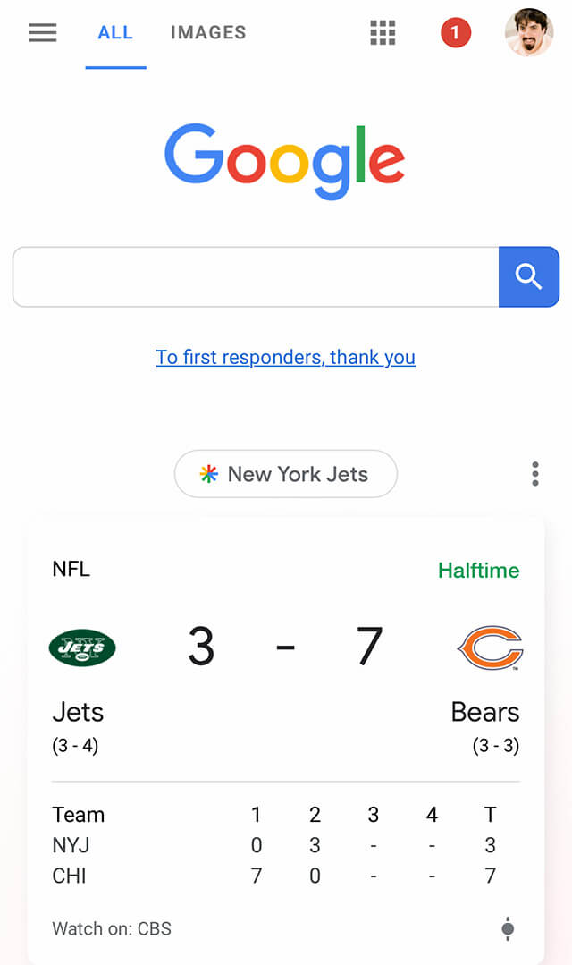 Google: Discover-Feed auf der Startseite