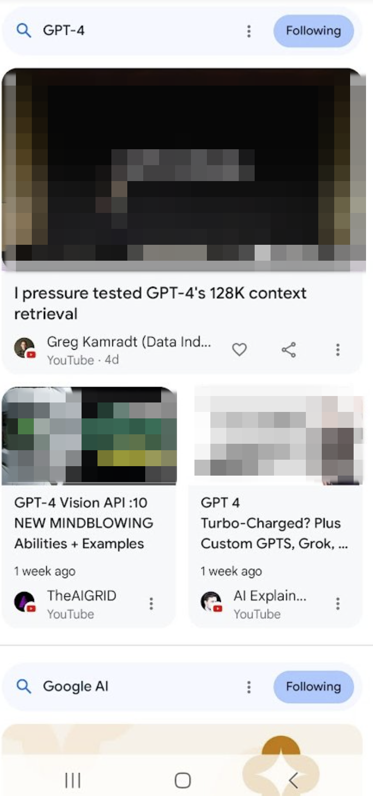 Google Discover: 'Follow'-Feature