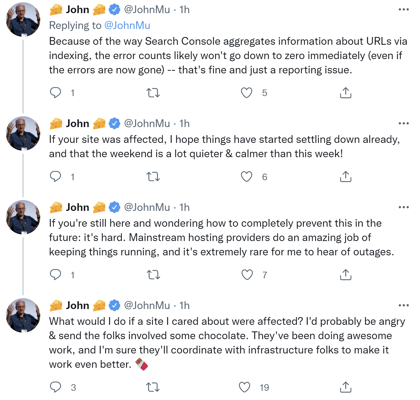 Google: Nach der Behebung von DNS-Problemen sinkt die Fehleranzahl in der Search Console nicht gleich auf null