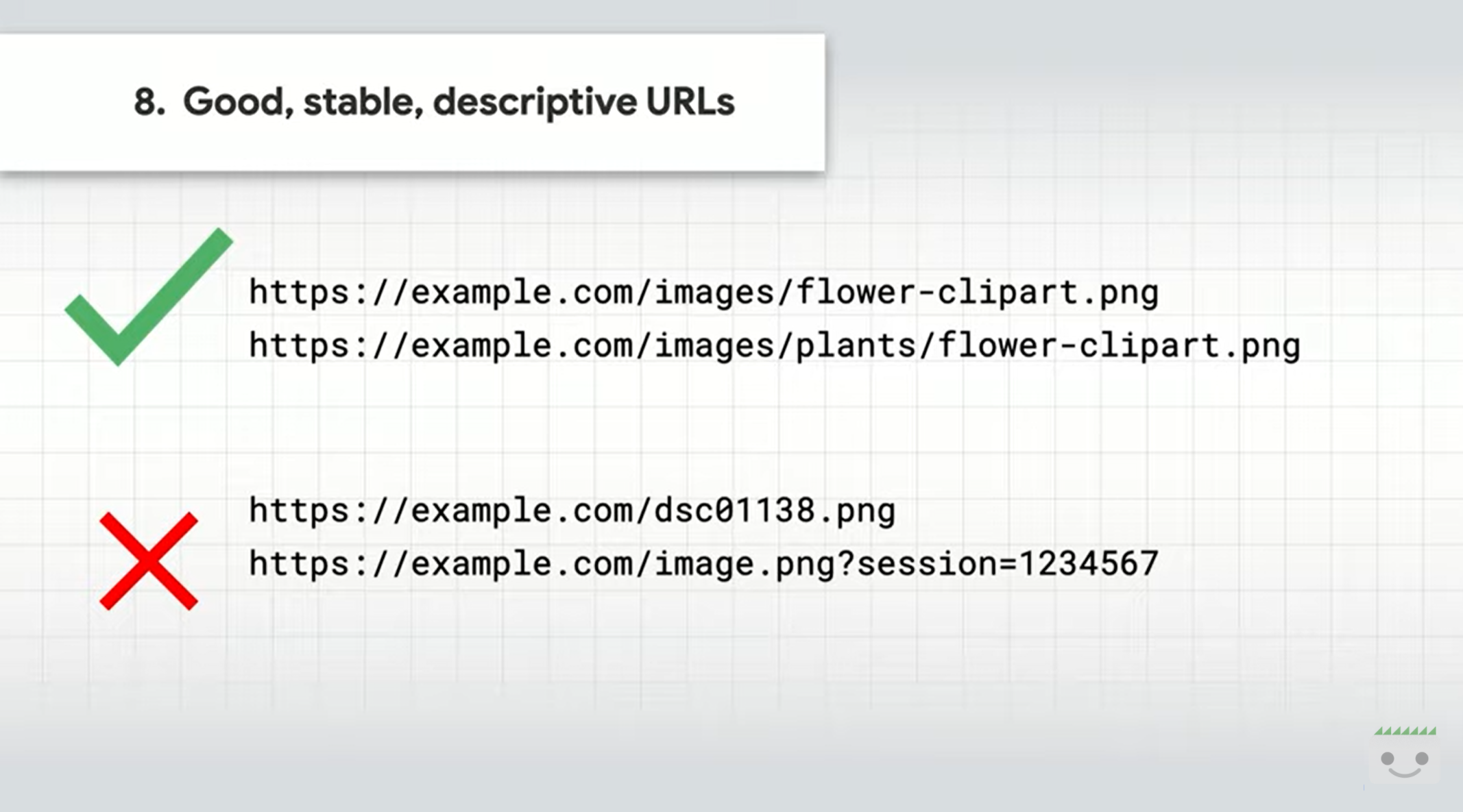 Google: für Bilder stabile URLs verwenden