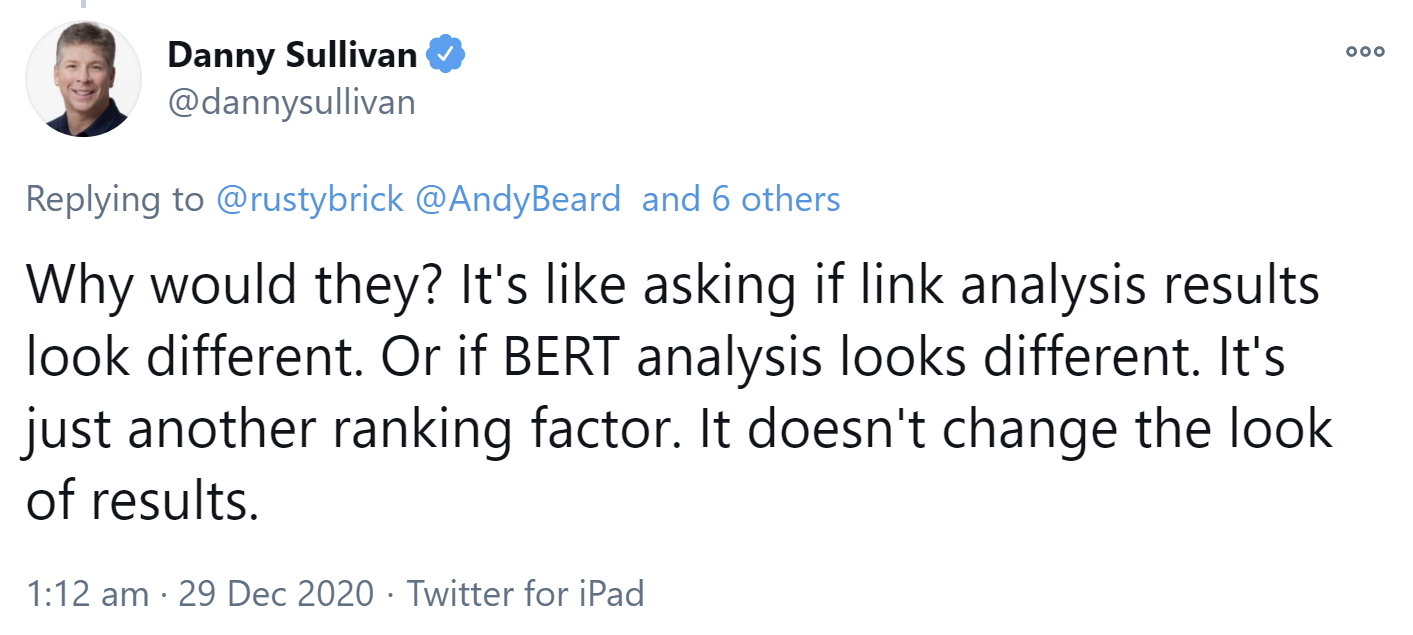 Google: Suchergebnisse unter Passage Based Indexing werden nicht anders aussehen