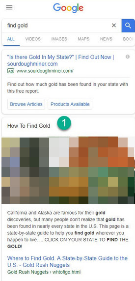 Google: Featured Snippet mit Titel