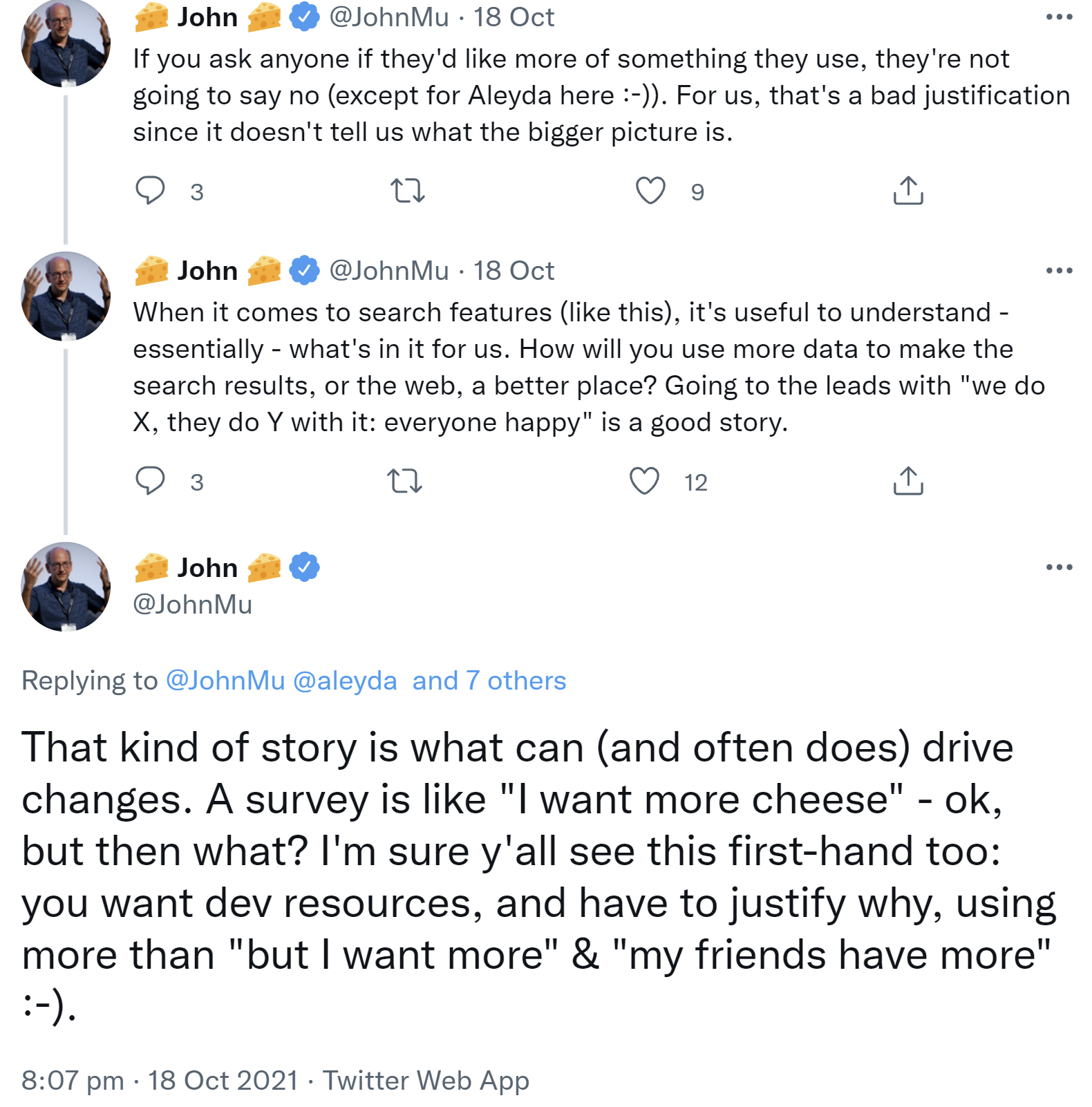 Google: Für mehr Daten in der Search Console muss es gute Gründe geben