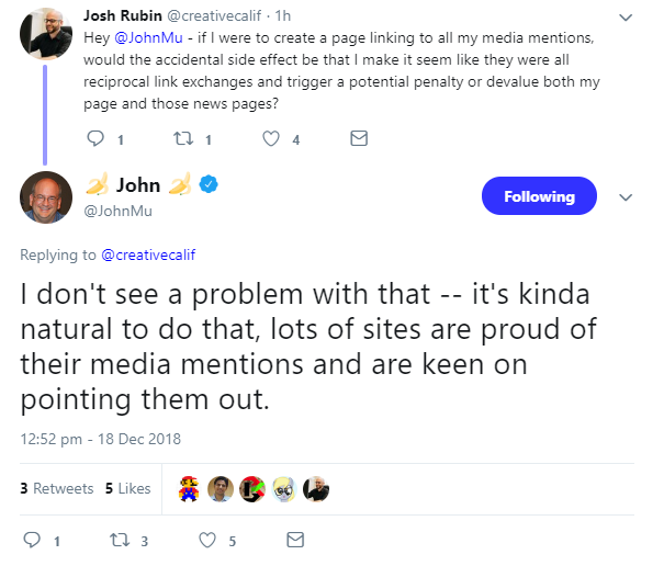 Google: Gegenseitiges Verlinken ist nicht immer ein Problem