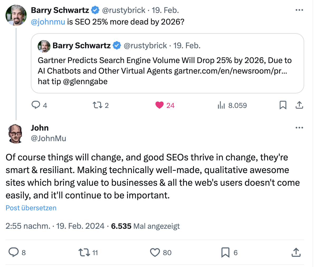 Google: Gute SEOs entwickeln sich im Wandel weiter