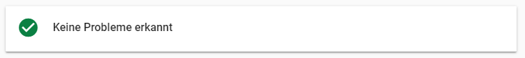 Google: keine Probleme erkannt