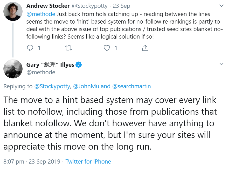 Google könnte Nofollow-Links von großen Publikationen bald anders behandeln
