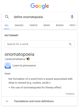 Google: Learn how to pronounce