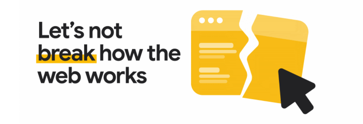 Google: 'Let's not break how the Web works!'