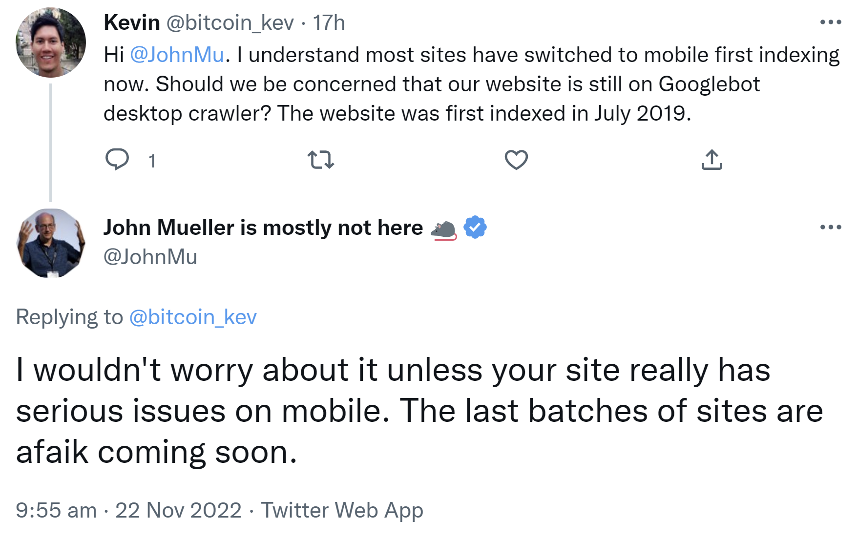 Google: Die letzten Websites werden bald auf Mobile First umgestellt