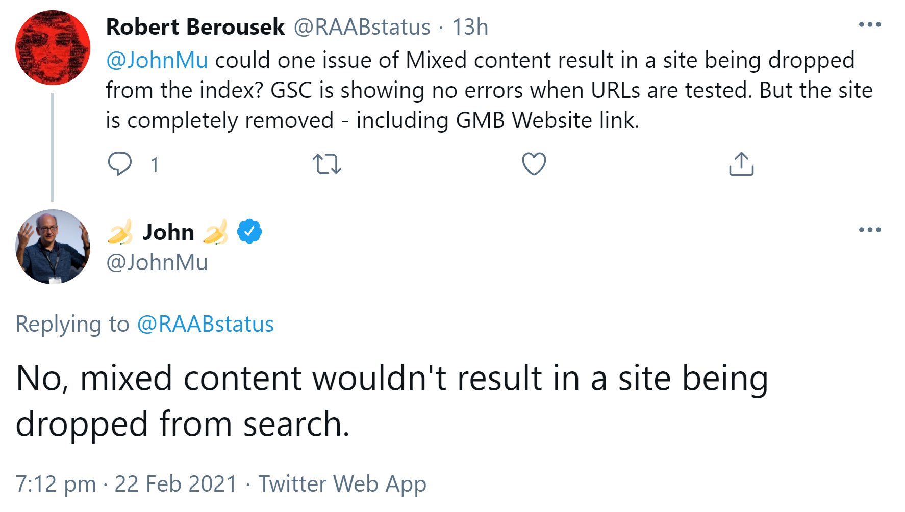 Google: Mixed Content kein Grund für Deindexierung