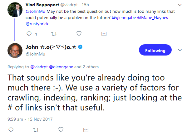 Google: Nur auf die Zahl der Links zu schauen, genügt nicht
